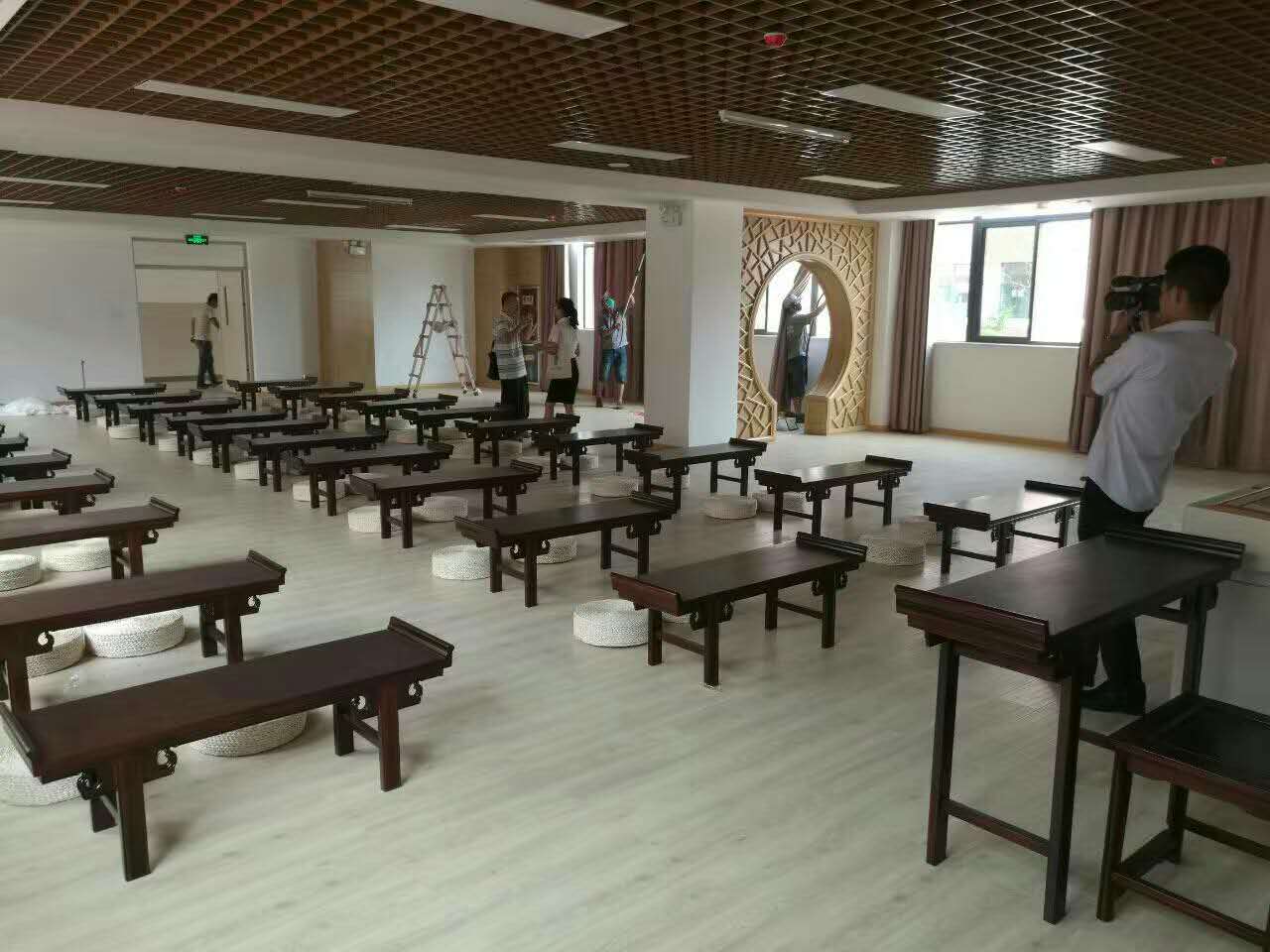 西安高新一中西咸新區(qū)高新園施工現場
